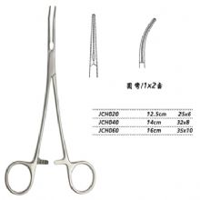金鐘無損傷止血鉗JCH060 16cm 圓彎 32×10 1×2齒