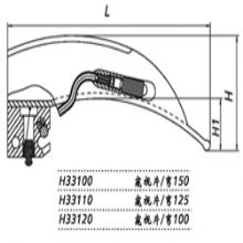 金鐘麻醉咽喉鏡H33100 窺視片 彎 150