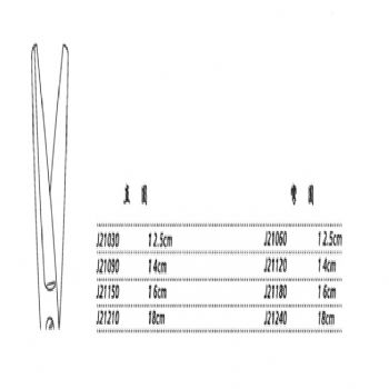 金鐘手術(shù)剪J21150 16cm 直圓