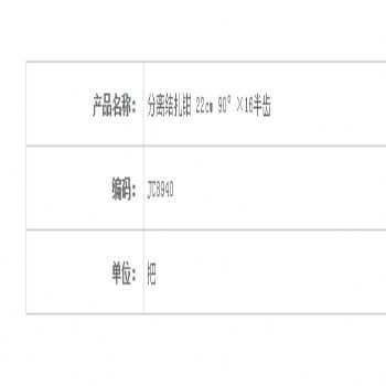 金鐘分離結(jié)扎鉗JC8940 22cm 90°×16半齒