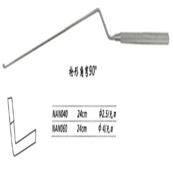金鐘刮匙NAN040 24cm 槍形 彎90° 無(wú)刃2.5