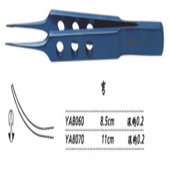 金鐘縫線結(jié)扎鑷YAB070 11cm 彎 鉤深0.2