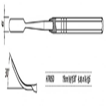 金鐘鼻中隔剝離器H7R050 19cm 角彎30° 長(zhǎng)圓刃 頭寬6