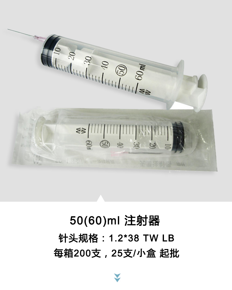 棱牌（米沙瓦） 一次性使用無菌注射器 2ml 紙塑包裝  0.6*32TWLB   深藍(lán)