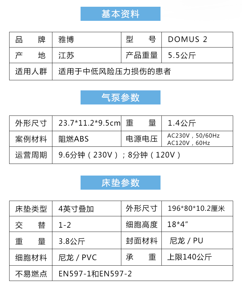 雅博 防褥瘡氣床墊