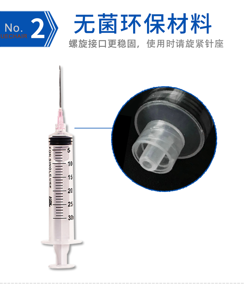 一次性使用螺口注射器 30ml帶針